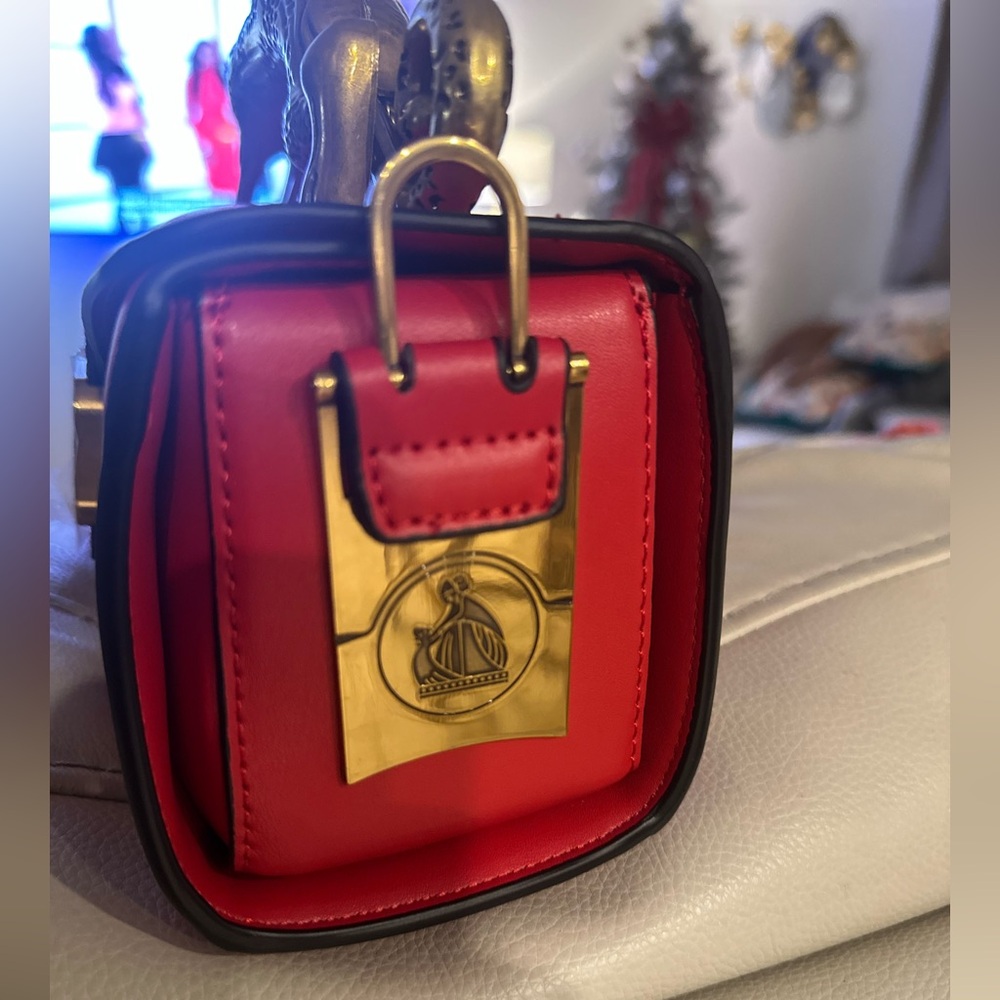 GENUINE LEATHER CAT HANDLE LUXURY CLUTCH BAG - Picture 8 of 15
